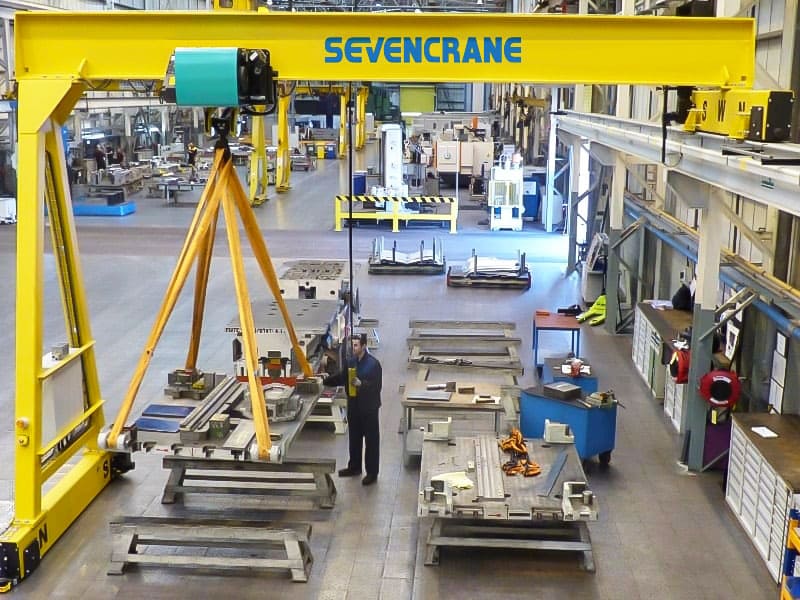 semi gantry kraan yn auto yndustry