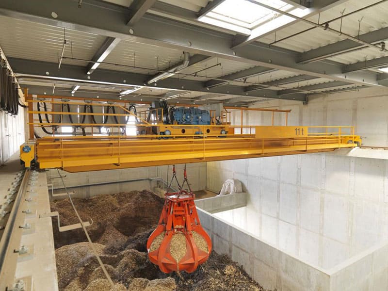 10 ton grab bridge crane