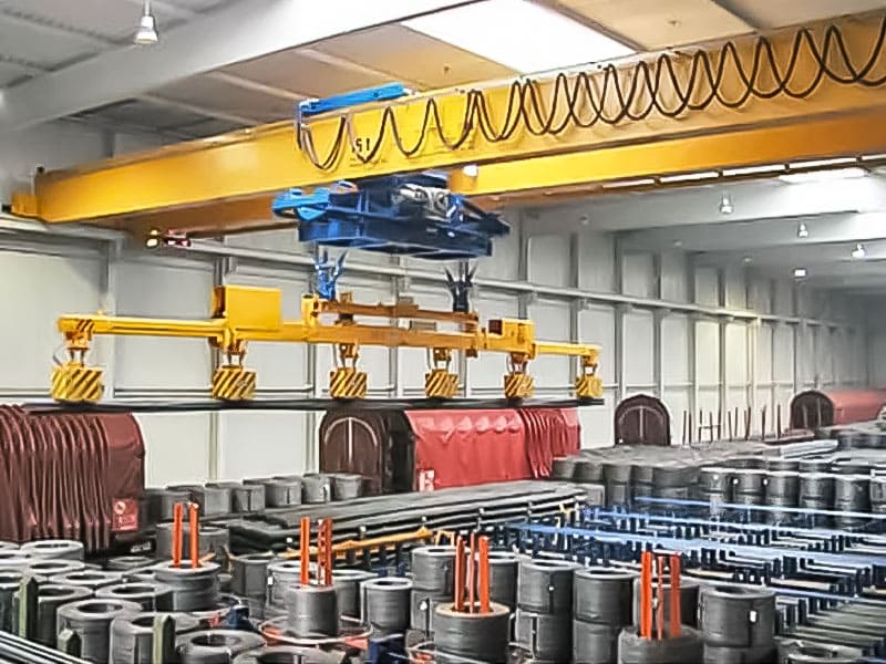 5t magnet crane