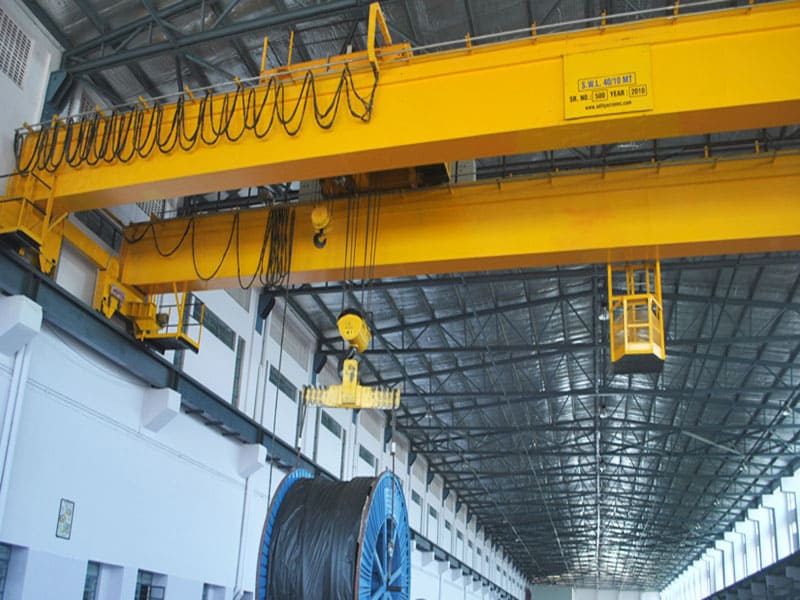 double overhead crane in the construction industry