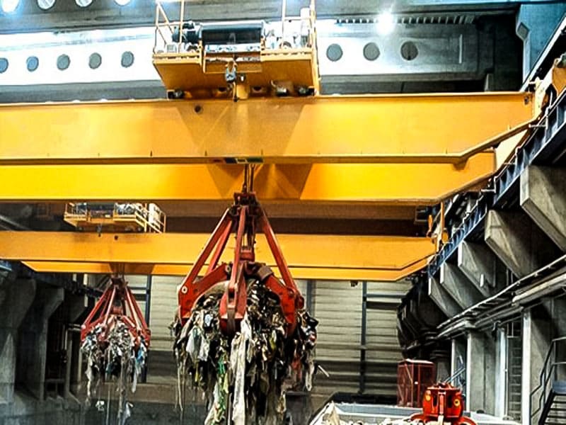 garbage grab overhead crane supplier