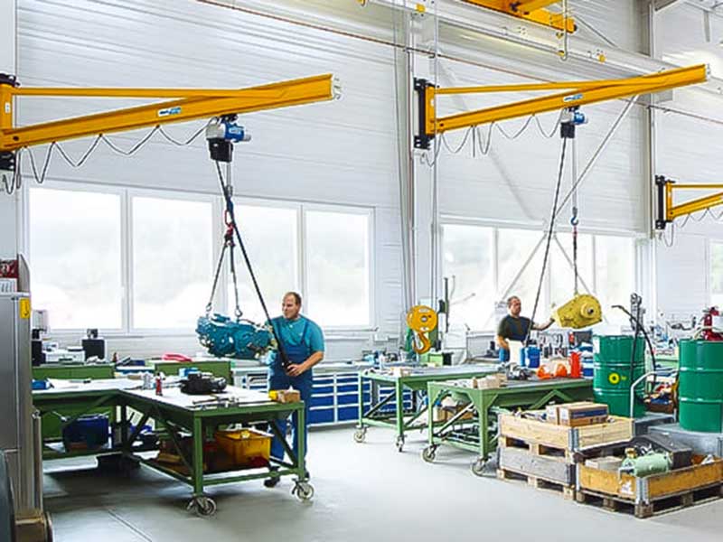 jib crane in Warehouse