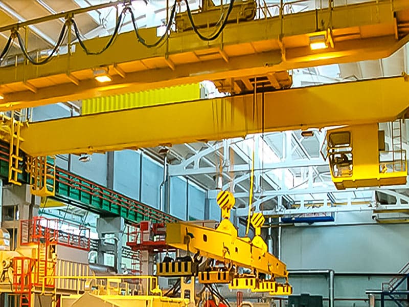 magnet double overhead crane