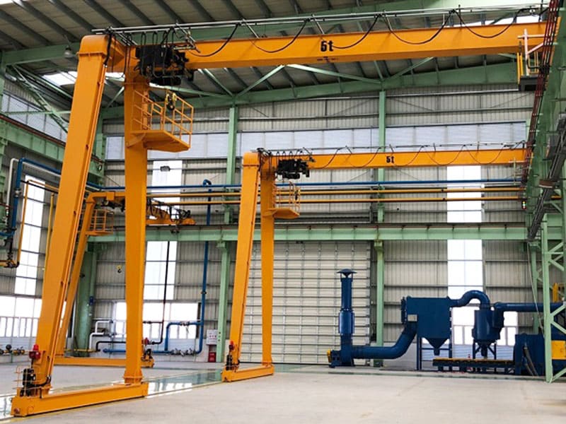 single girder semi gantry crane