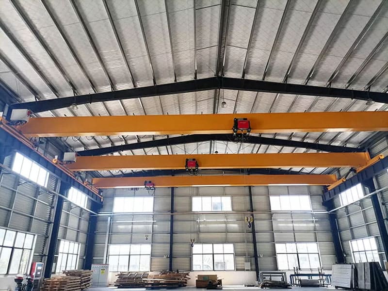 single girder underslung crane for plant